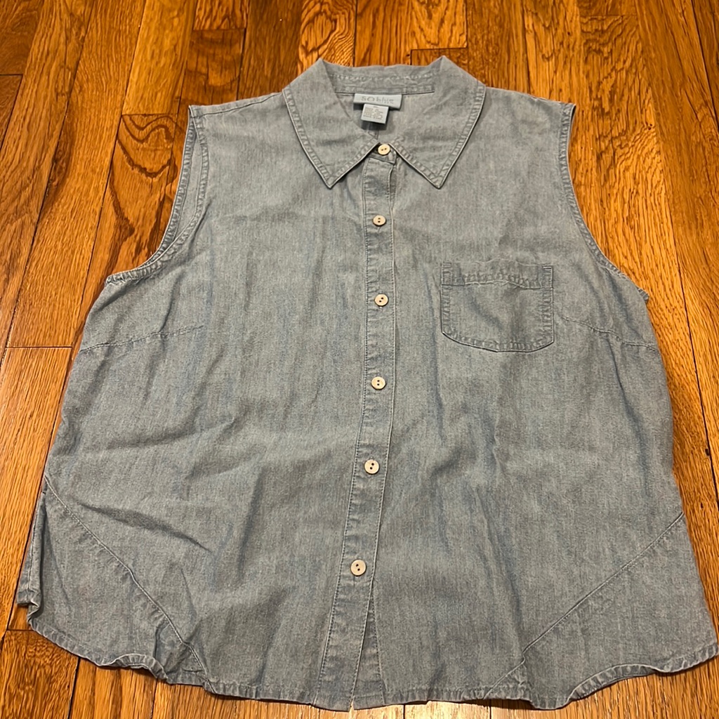 Soblue Button Down Top